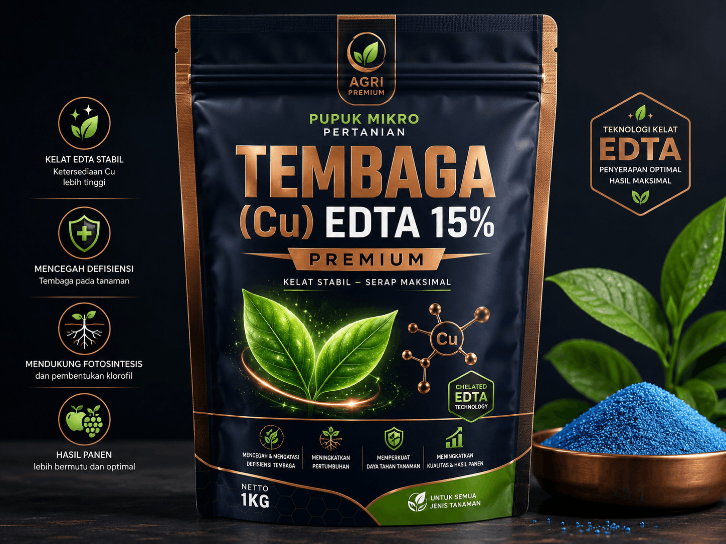 Tembaga (Cu) EDTA