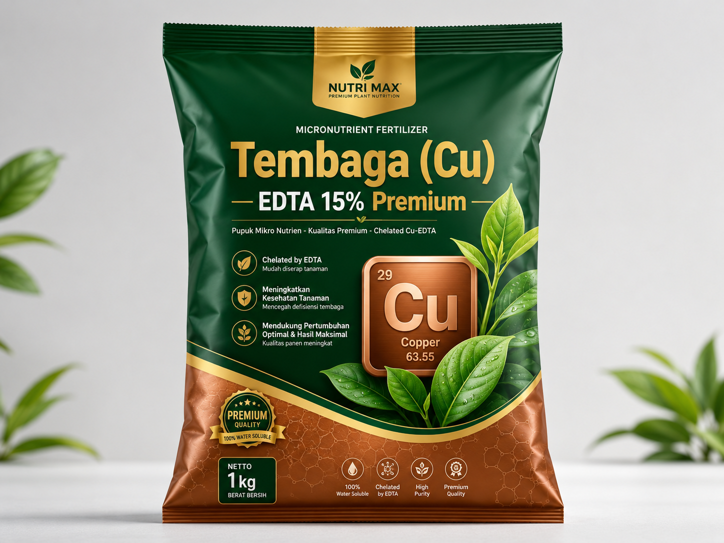 Tembaga (Cu) EDTA Premium